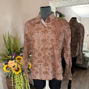 Columbia • Women’s Pearl Snap Floral Western Button Down